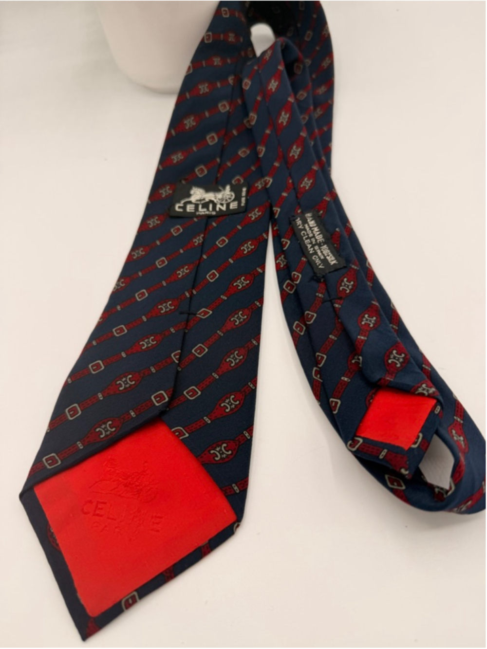 Celine Silk Tie - Picture 3 of 5